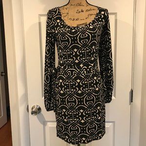 Black and Cream Mod Minidress